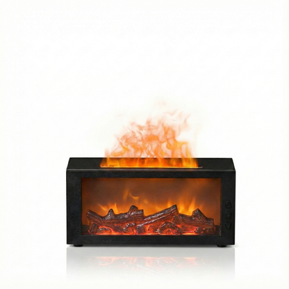 Premium Ultrasonic Flame Humidifier & Diffuser (Silent Operation + Auto-Shutoff)